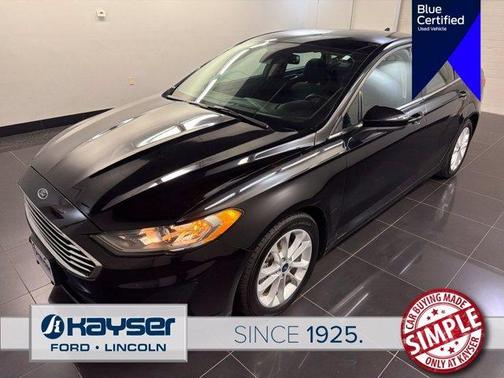 Agate Black 2019 Ford Fusion SE