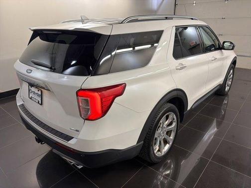 White Metallic 2020 Ford Explorer Platinum