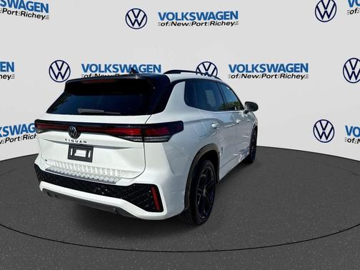 Opal White Pearl 2026 Volkswagen Tiguan 2.0T SE R-Line Black