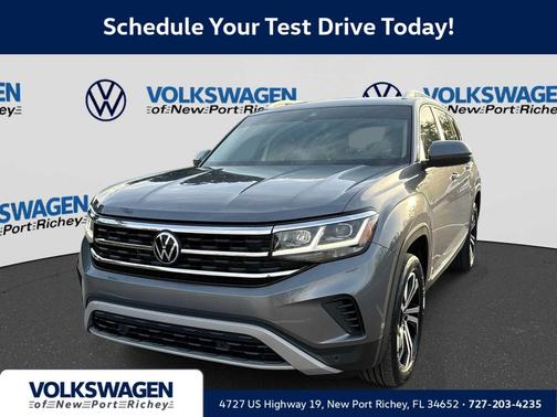 Platinum Gray Metallic 2023 Volkswagen Atlas 3.6L SEL