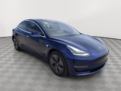 Deep Blue Metallic 2018 Tesla Model 3 Long Range