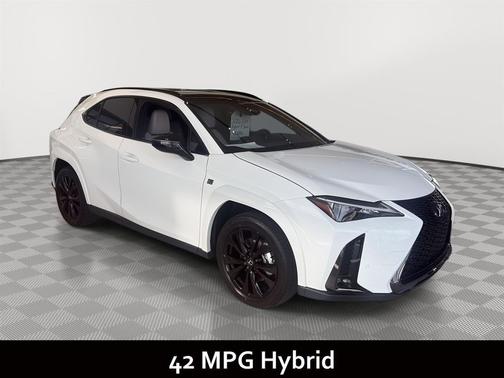 Ultra White w/Obsidian Roof 2026 Lexus UX 300h F SPORT Design