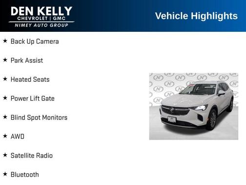 Summit White 2023 Buick Envision Preferred