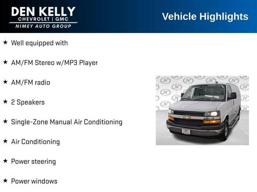 White 2024 Chevrolet Express 2500 Work Van