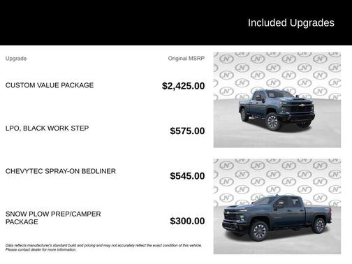 Lakeshore Blue Metallic 2026 Chevrolet Silverado 2500 Custom