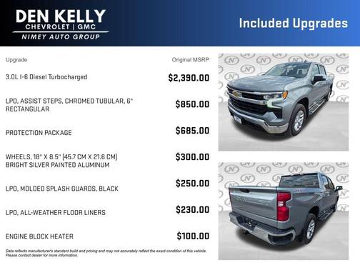 Sterling Gray Metallic 2024 Chevrolet Silverado 1500 LT