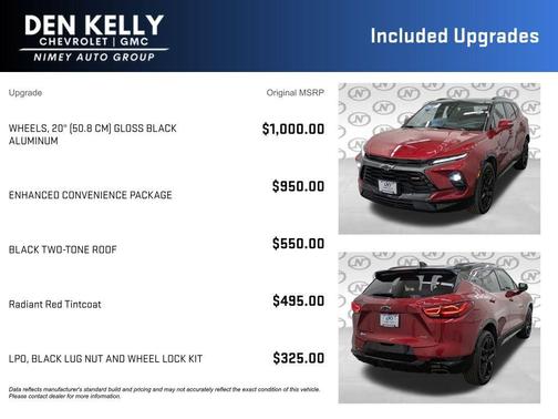 Radiant Red 2024 Chevrolet Blazer RS