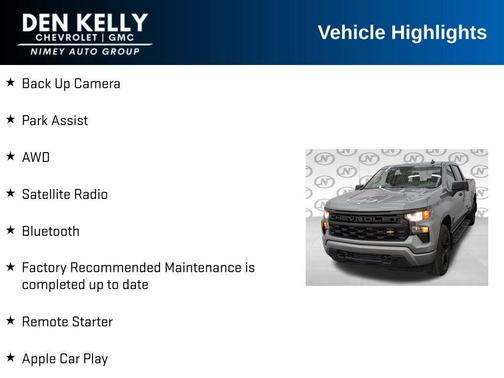 Sterling Gray Metallic 2024 Chevrolet Silverado 1500 Custom