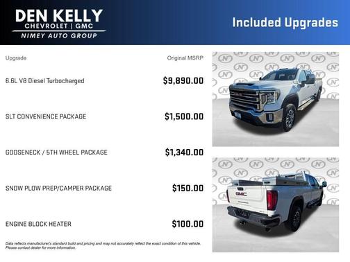 Summit White 2023 GMC Sierra 3500 SLT