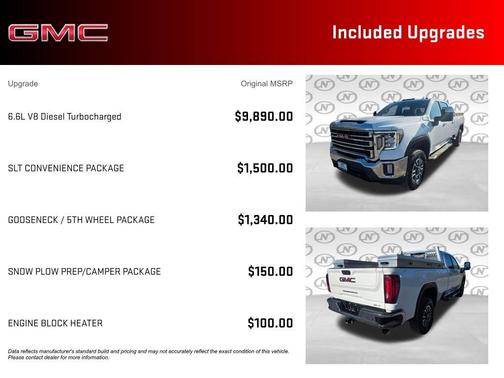 Summit White 2023 GMC Sierra 3500 SLT