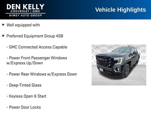 Onyx Black 2021 GMC Sierra 1500 AT4