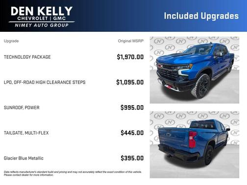 Glacier Blue Metallic 2022 Chevrolet Silverado 1500 ZR2