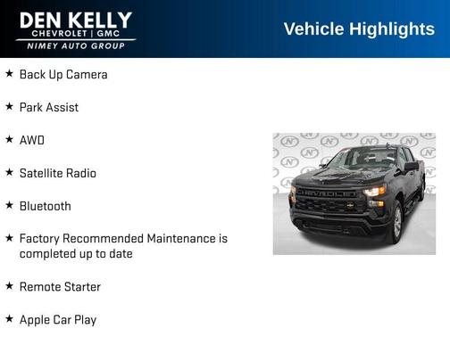 Black 2024 Chevrolet Silverado 1500 Custom