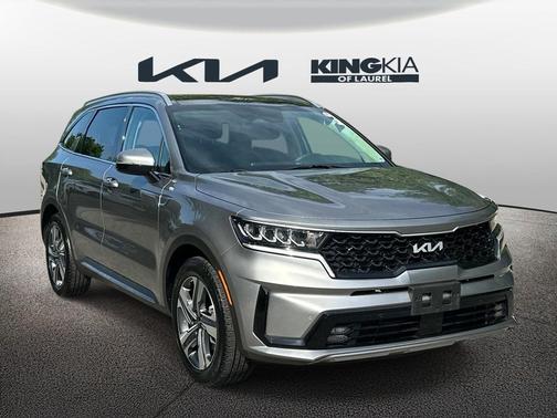 Steel Gray 2024 Kia Sorento Hybrid EX