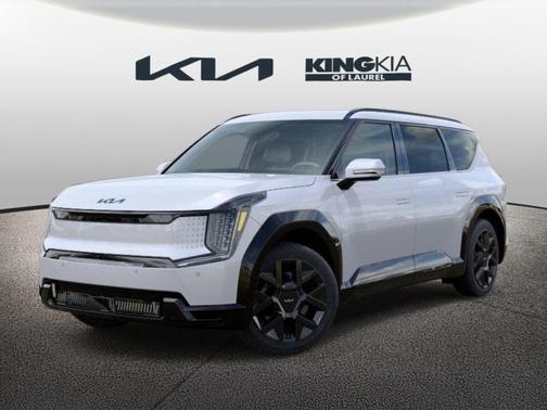 Glacial White Pearl 2026 Kia EV9 Land