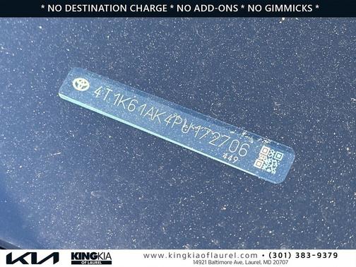 2023 Toyota Camry XSE