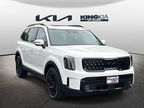 Glacial White Pearl 2025 Kia Telluride SX X-Line