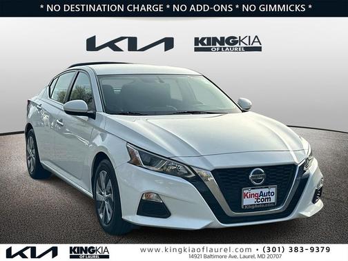 Glacier White 2020 Nissan Altima S FWD