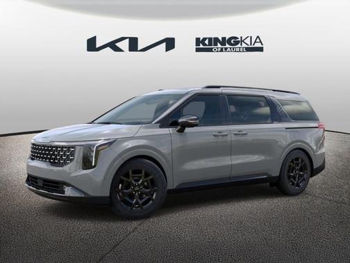 Ceramic Silver 2026 Kia Carnival Hybrid SX