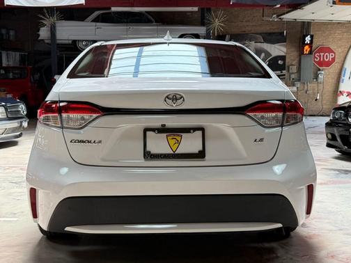 White 2022 Toyota Corolla LE