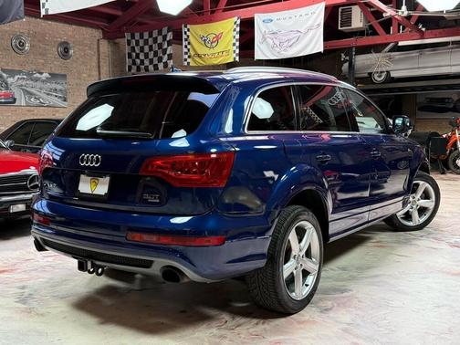 Blue 2015 Audi Q7 3.0T S line Prestige