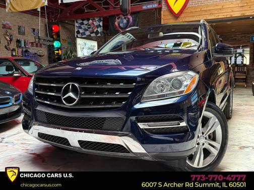 Lunar Blue Metallic 2014 Mercedes-Benz M-Class ML 350 4MATIC