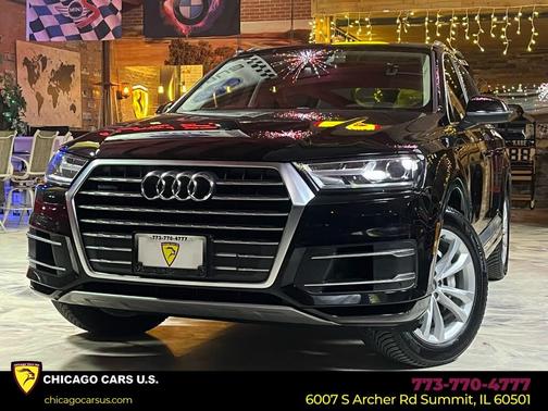 Night Black 2018 Audi Q7 3.0T Premium Plus