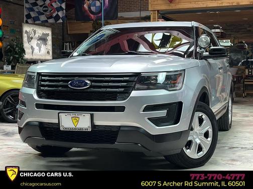 Silver 2018 Ford Utility Police Interceptor Base