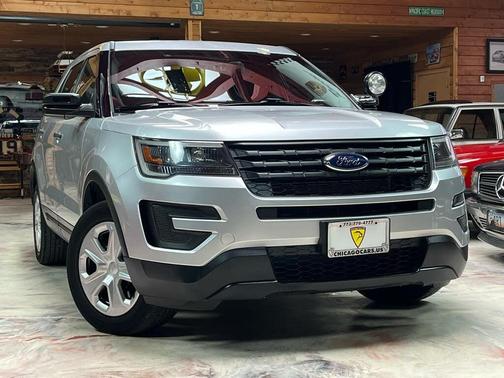 Silver 2018 Ford Utility Police Interceptor Base