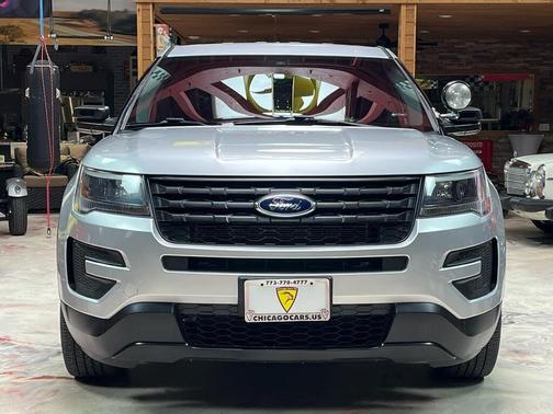 Silver 2018 Ford Utility Police Interceptor Base