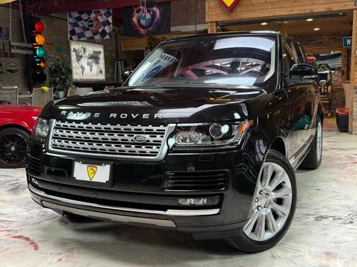 Santorini Black 2017 Land Rover Range Rover 5.0L Supercharged