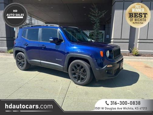 Blue 2018 Jeep Renegade Altitude