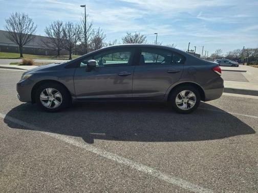 Gray 2015 Honda Civic LX