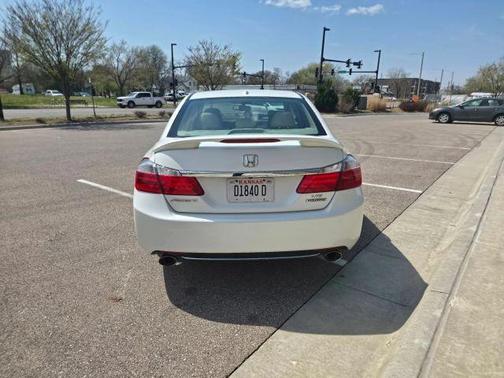 White 2015 Honda Accord Touring
