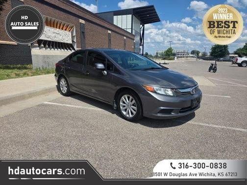 Gray 2012 Honda Civic EX-L