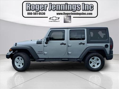 Billet Silver Clearcoat Metallic 2017 Jeep Wrangler Unlimited Sport
