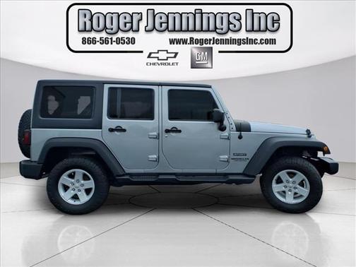 Billet Silver Clearcoat Metallic 2017 Jeep Wrangler Unlimited Sport