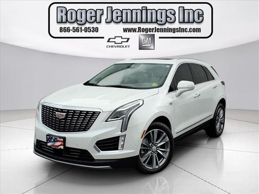 Crystal White Tri-Coat 2024 Cadillac XT5 Premium Luxury