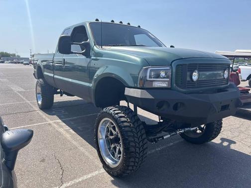 Green 1999 Ford F-350 XL SuperCab