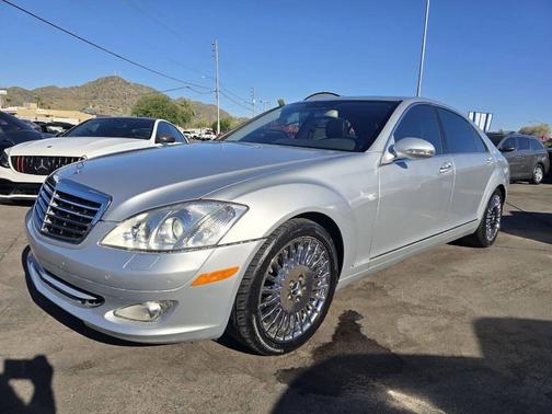 Silver 2007 Mercedes-Benz S-Class S 550 4dr Sedan
