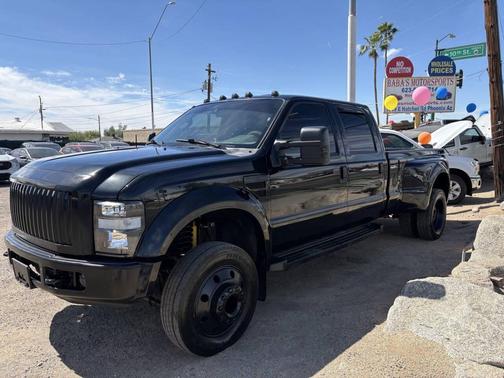 Black 2008 Ford F-450 Lariat 4dr Crew Cab 4WD LB DRW