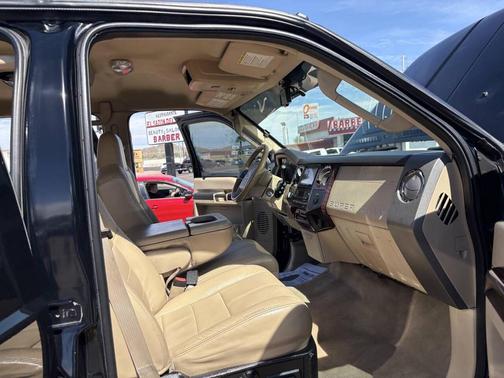 Black 2008 Ford F-450 Lariat 4dr Crew Cab 4WD LB DRW