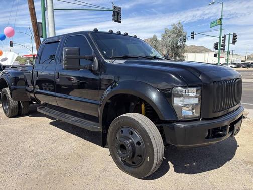 Black 2008 Ford F-450 Lariat 4dr Crew Cab 4WD LB DRW