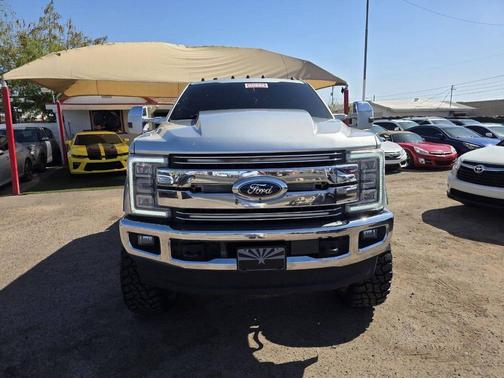 Silver 2017 Ford F-250 Lariat 4x4 4dr Crew Cab 6.8 ft. SB Pickup