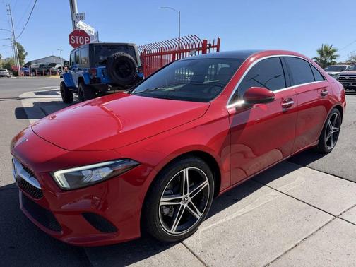 Red 2019 Mercedes-Benz A-Class A 220 4dr Sedan