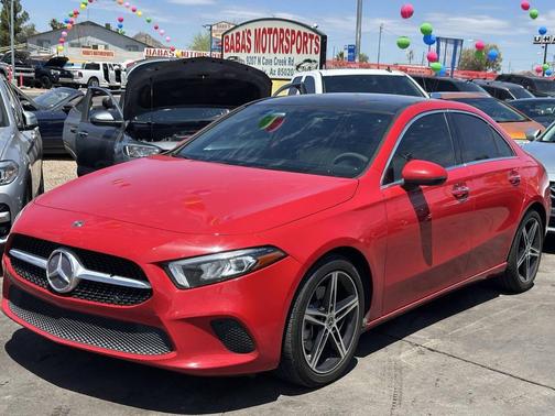 Red 2019 Mercedes-Benz A-Class A 220 4dr Sedan