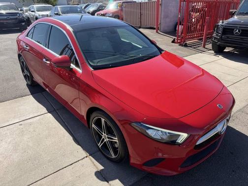 Red 2019 Mercedes-Benz A-Class A 220 4dr Sedan