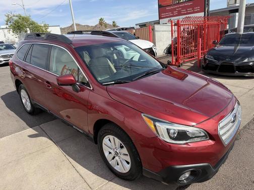 Red 2017 Subaru Outback 2.5i Premium