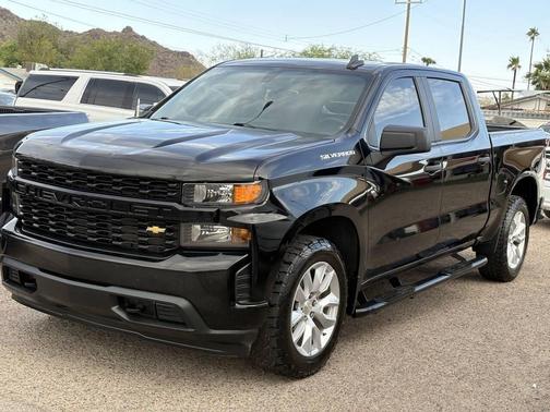 Black 2021 Chevrolet Silverado 1500 Custom