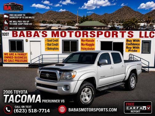 Silver 2006 Toyota Tacoma PreRunner Double Cab